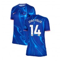 Stroje piłkarskie Chelsea Joao Felix #14 Koszulka Podstawowej dla damskie 2024-25 Krótki Rękaw